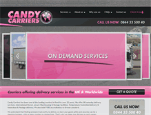 Tablet Screenshot of candycarriers.com